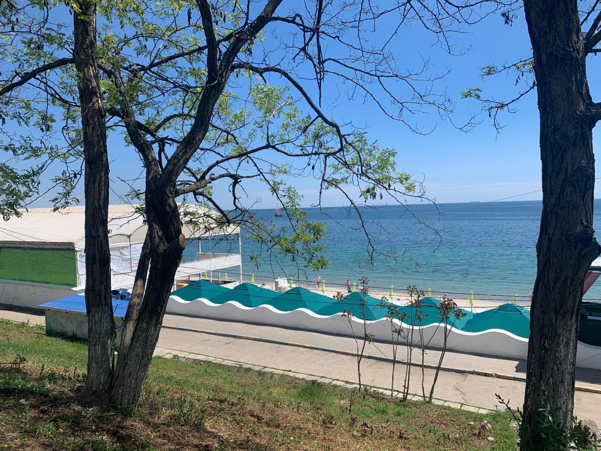 Одесса Калипсо У Моря На Пляже-Однокомнатные Апартаменты 24 Метра ภายนอก รูปภาพ