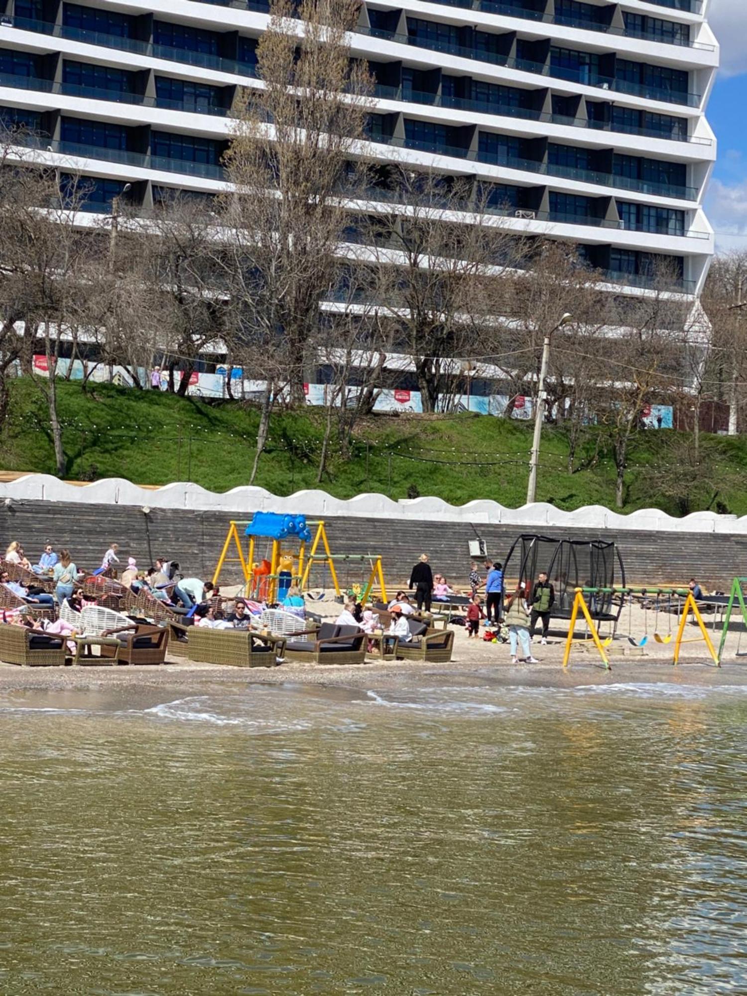 Одесса Калипсо У Моря На Пляже-Однокомнатные Апартаменты 24 Метра ภายนอก รูปภาพ